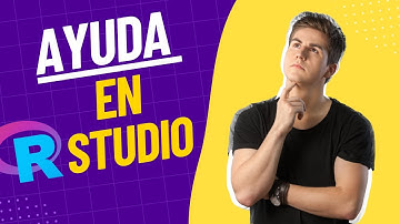 Encuentra AYUDA dentro de RSTUDIO