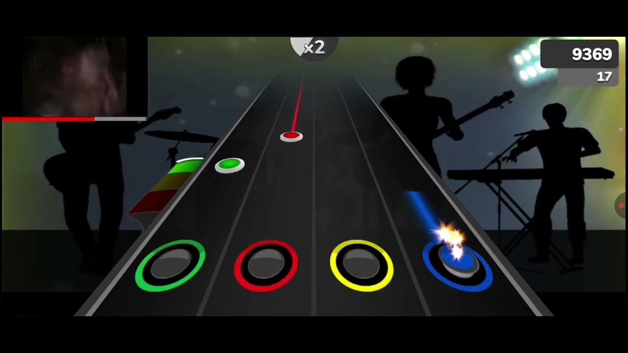 Jogando guitar flash vídeo N°1