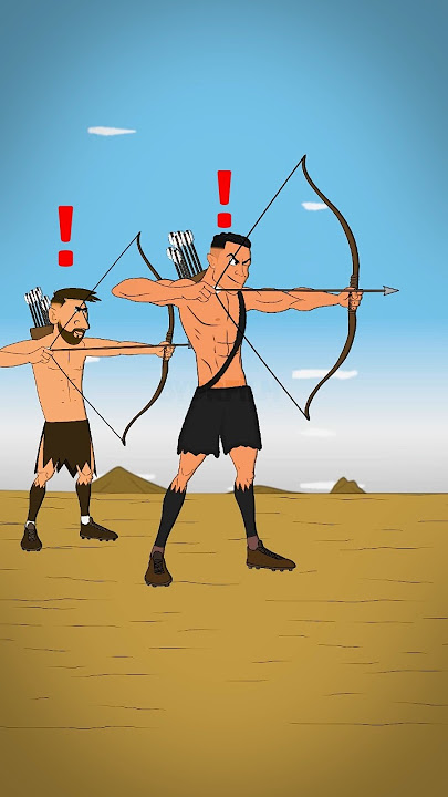 When you're being hunted by Ronaldo and Messi #shorts #ronaldo