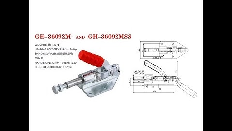 CAM KẸP GH36092M PUSH-PULL TOGGLE CLAMP
