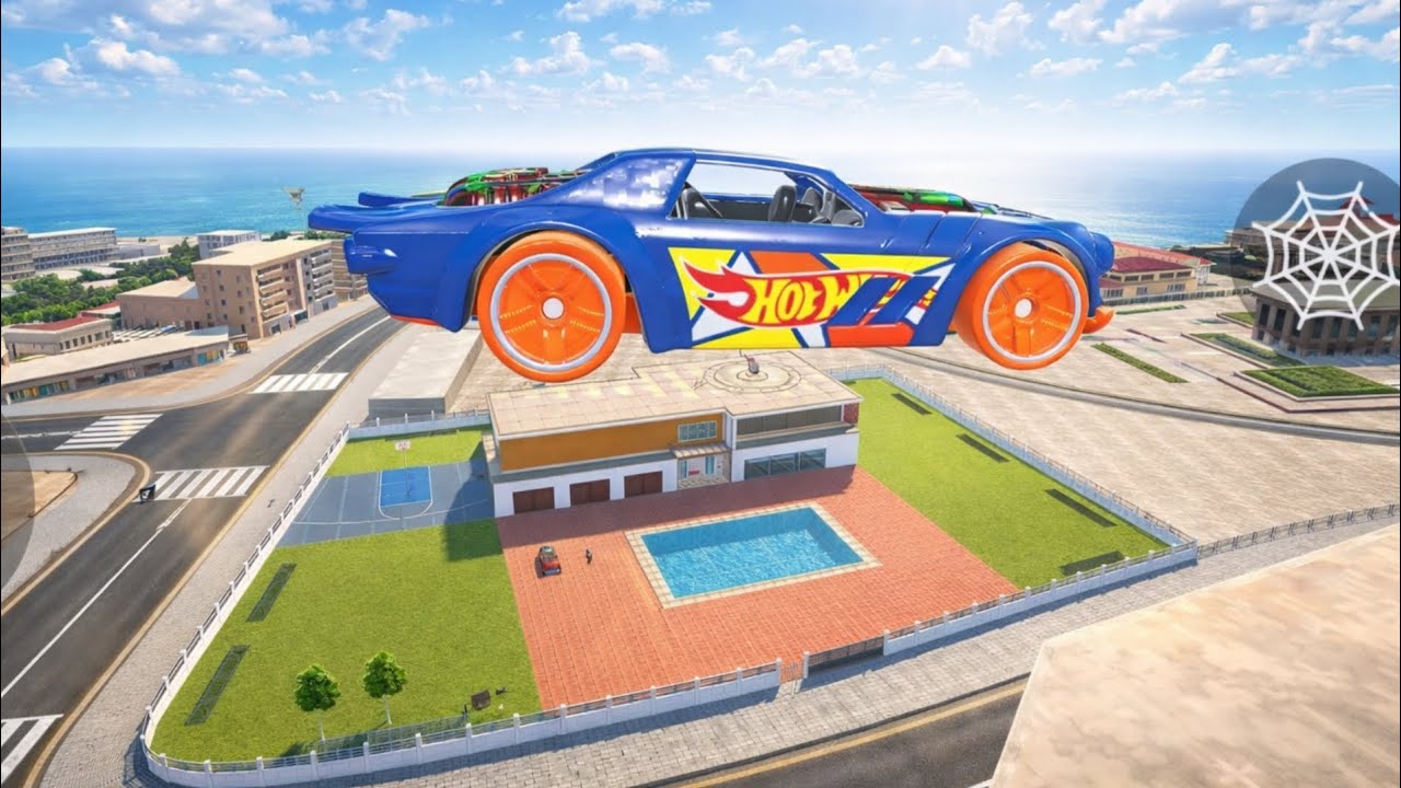 Franklin found gaint hot wheels car 🚗 in india theft auto simulator 