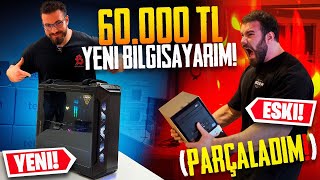 Yeni̇ 60000Lik Bi̇lgi̇sayarim Eski̇yi̇ Parçaladim