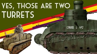 🇪🇸Spains Stacked Turret Tank | Modelo Trubia Serie A @TanksEncyclopediaYT
