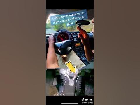 How to Rev-Match Downshift! #short #downshift #manual - YouTube