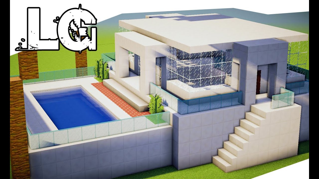 Casas Minecraft: Mansão de vidro