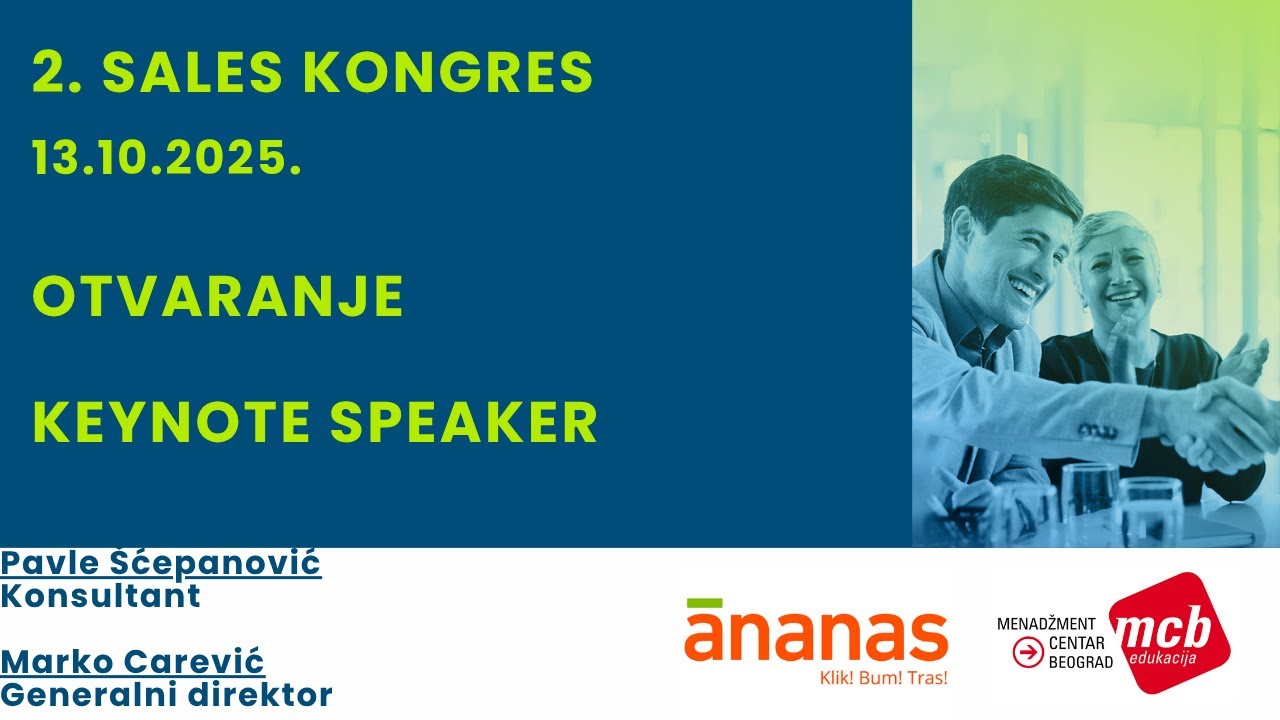 2. SALES KONGRES: MARKO CAREVIĆ, KEYNOTE SPEAKER