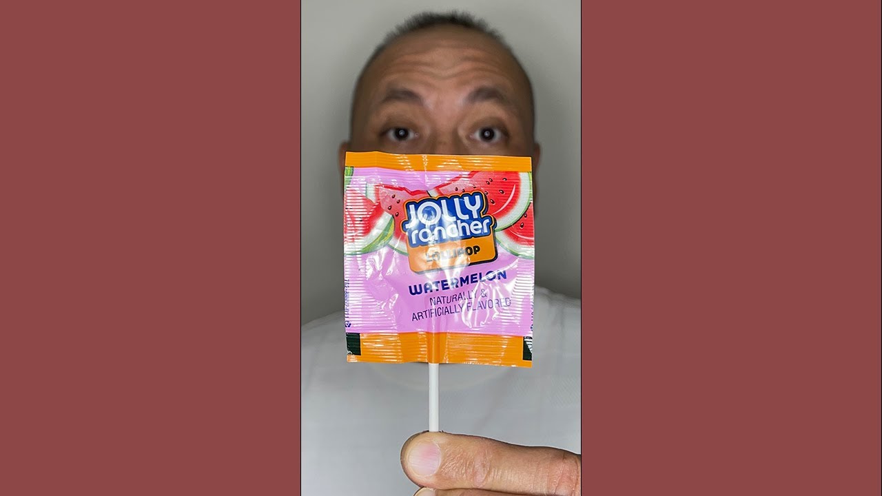👂ASMR JOLLY RANCHER LOLLIPOP CANDY WATERMELON FLAVOR👂ORIGINAL LENGTH👂 ...