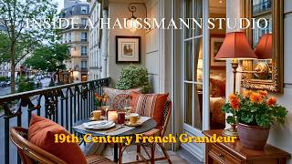 Inside a Historic Haussmann Micro-Apartment | Timeless Parisian Luxury