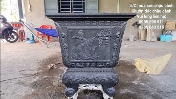 Cách đúc chậu cảnh ít bọt và ít rổ nhất có thể