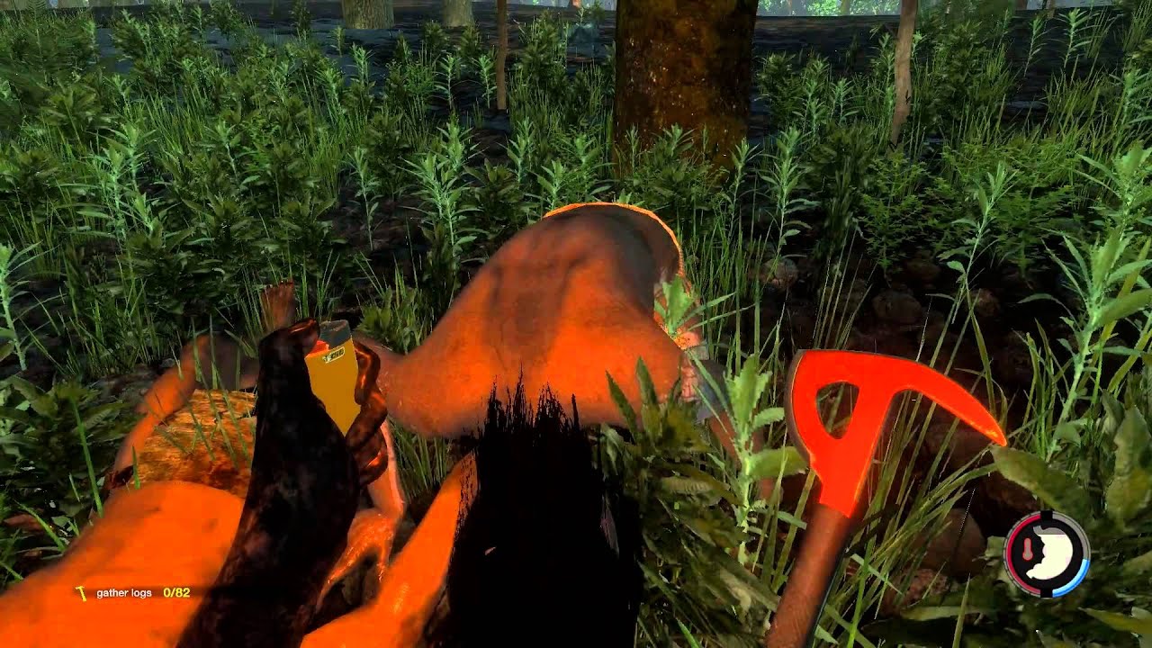 Игра людоеды. The Forest Alpha 0.01. Каннибал Крестоносец the Forest.