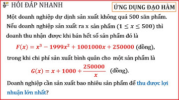 Bài toán thực tế - Tìm lợi nhuận lớn nhất - Câu 5, P3 - Đề thi MH Bộ GDĐT 2025 | Toán 12