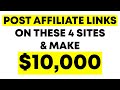 Free Traffic For Affiliate Marketing That’ll Make you $10,000/Month...