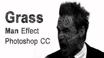 How to Create Grass Angry Man Effect in Photoshop CC - Tutorial