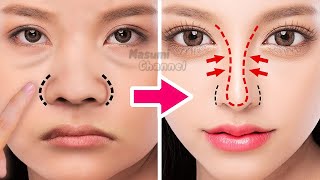 How To Slim Down Nose Fat, Get High & Beautiful Nose With This Face Exercise & Stretch