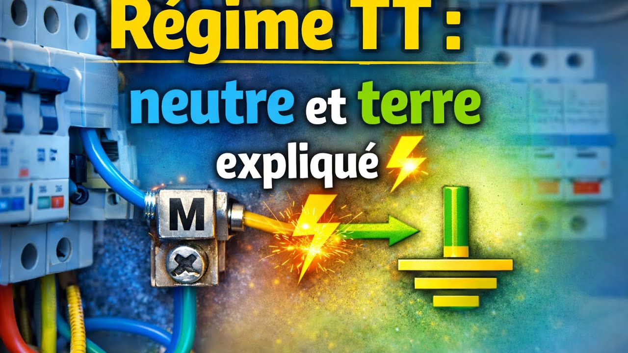 Régime TT : neutre relié a la terre la masse est reliee a la terre expliqué ⚡ ”