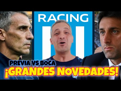 PREVIA VS BOCA, FORMACIÓN, MERCADO DE PASES,FIN DE SEMANA PICANTE .NOTICIAS RACING CLUB.