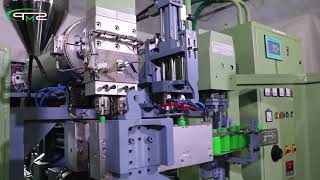 200ML Double Head Single Station With Auto De-flashing  Blow Moulding Machine Profile