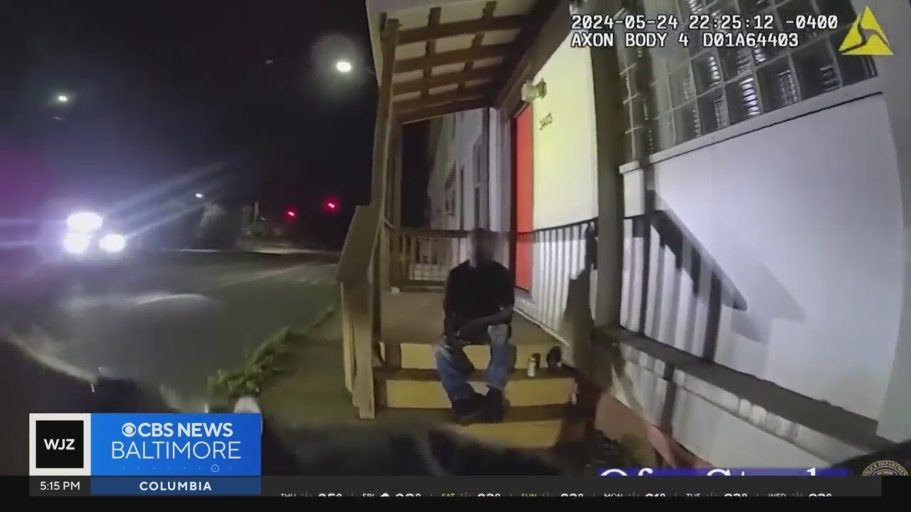 Body camera footage shows deadly interaction between suspect and Baltimore police