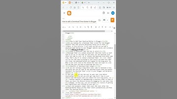 How to Add Timer Download Button In Blogger #short #shorts #shortvideo #shortsviral #downloadnow