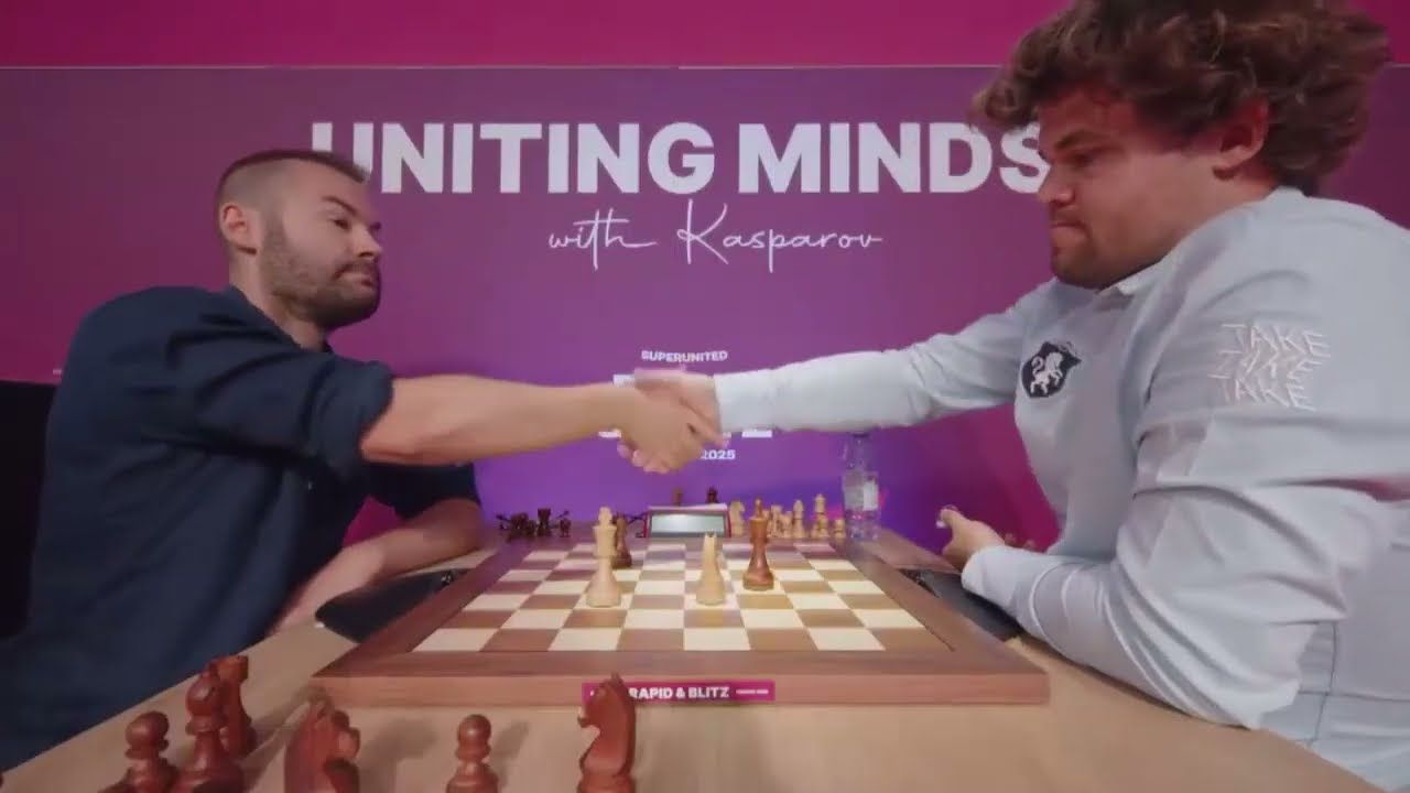 Ivan Saric (2589) vs Magnus Carlsen (2819) || SuperUnited Croatia Rapid 2025 - R1