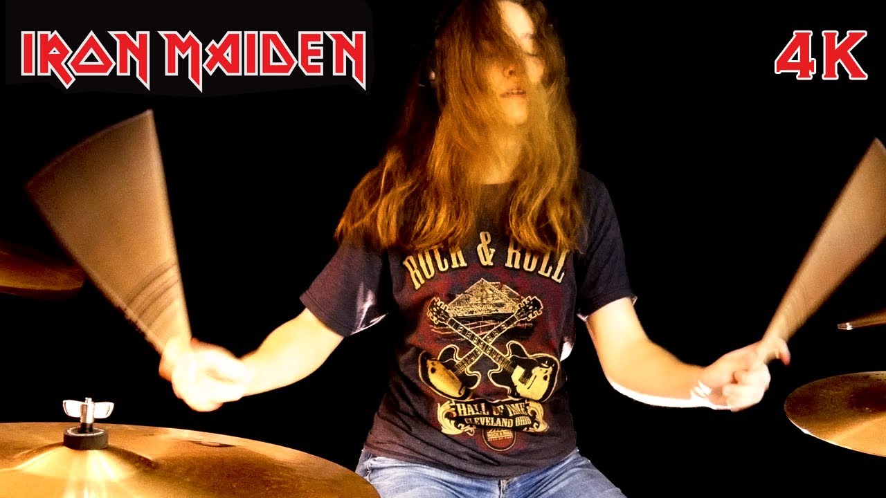 Hallowed Be Thy Name (Iron Maiden); drum cover by Sina