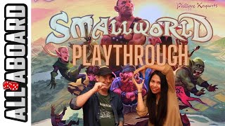 SMALL WORLD | Board Game | 2 Player Playthrough | A World of S-laughter