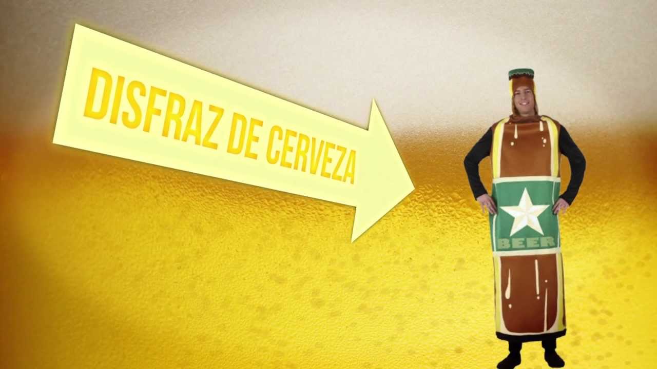 Disfraz De Botellín De Cerveza Para Adultos | Traje De Poliéster Para Carnaval Y Fiestas Temáticas