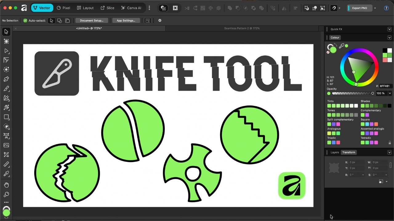 How to Use the Knife Tool in Affinity – Cut, Split & Edit Anything ...