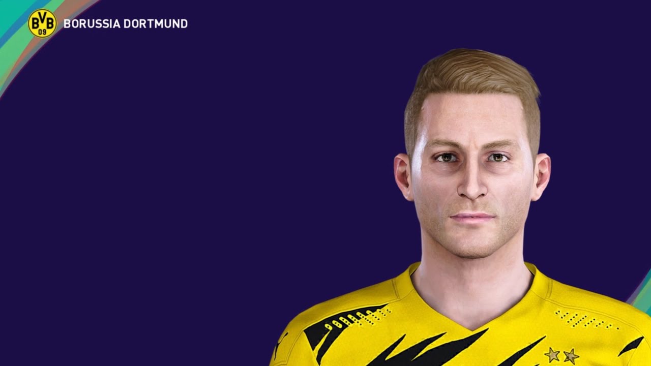 Marco Reus face PES 2021
