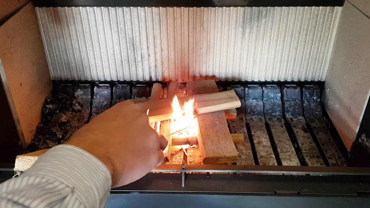 How to Light a wood burning Stove YouTube