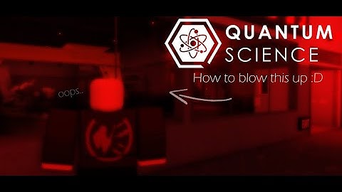 [QSERF] How to explode FOXTROT-9