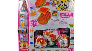 Miniverse Make It Mini Food Diner Series 3 FULL CASE Opening Blind Boxes Full Collection Unboxing