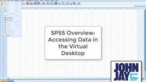 Accessing SPSS Data in the CUNY Virtual Desktop