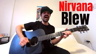 Blew - Nirvana Acoustic Cover By Joel Goguen