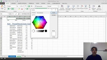 Excel - Ejercicio de repaso 001 (Parte 1 de 3)
