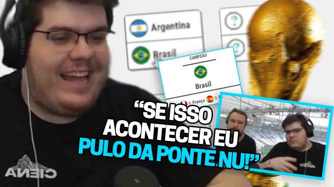 Casimiro anuncia que transmitirá jogos da Copa do Mundo na Twitch