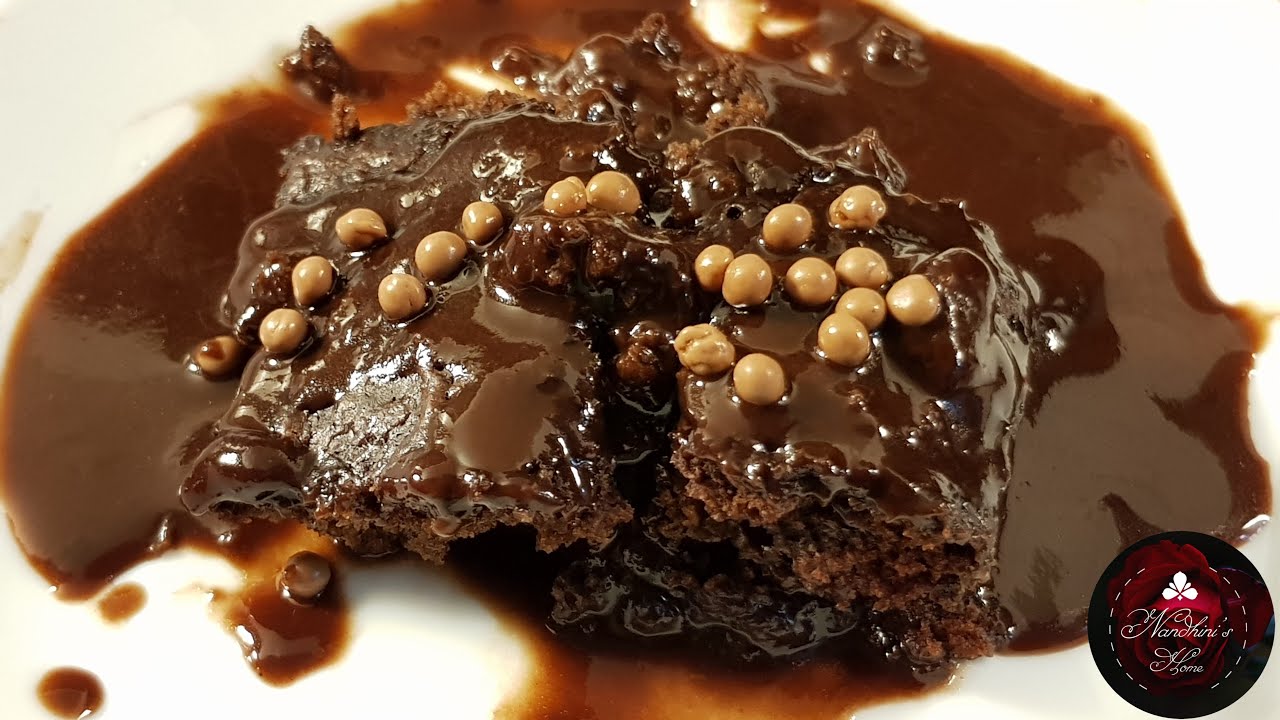 CHOCOLATE PUDDING Cake in Tamil / Eggless Chocolate pudding cake
