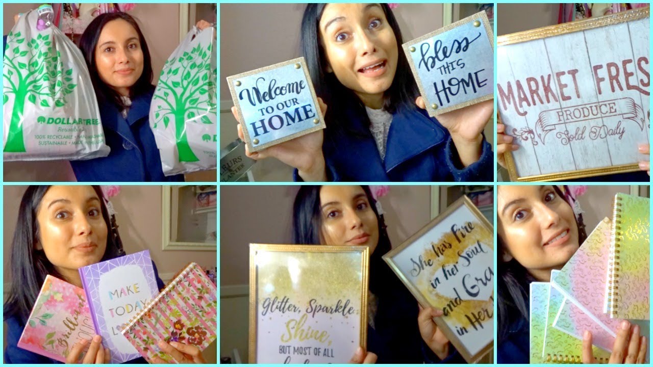 OVERDUE DOLLAR TREE HAUL | CUTE NOTEBOOKS | FARMHOUSE SIGNS | NEW ITEMS!!!