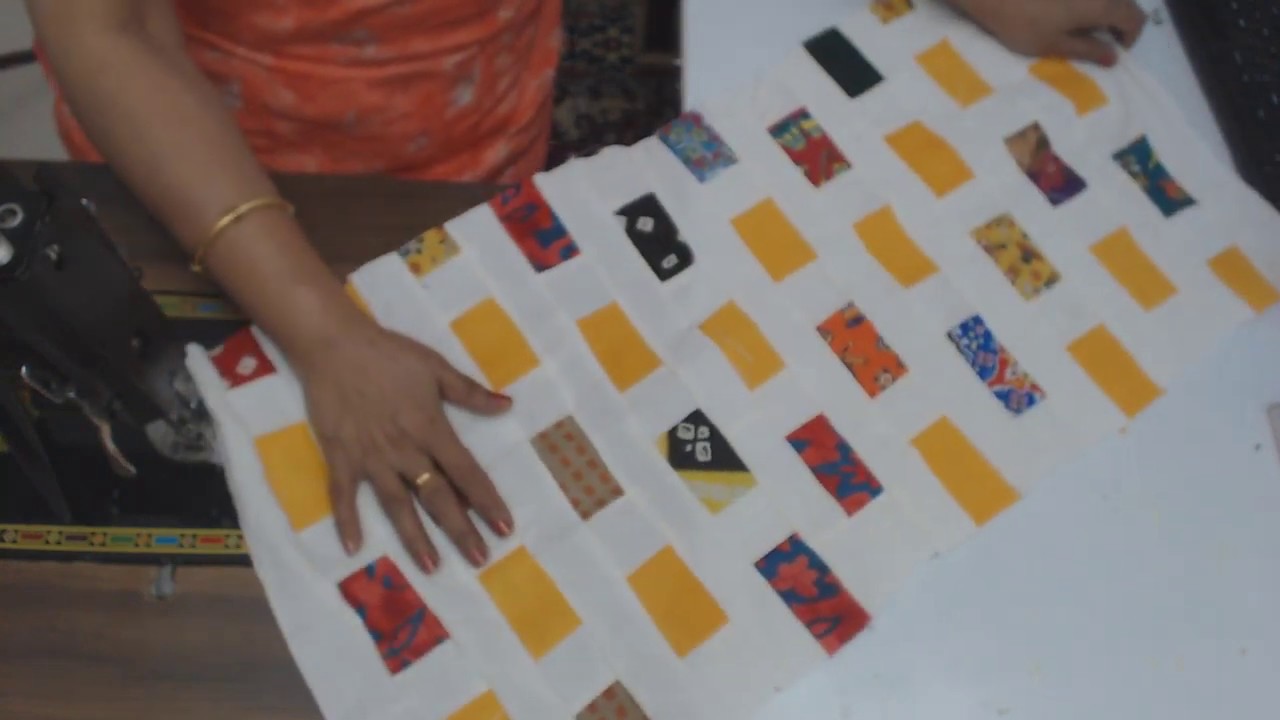 MAKE NEW PATTERN PATCH WORK SHOULDER BAG FOR OFFICE/COLLEGE/ SHOPPING -STEP BY STEP-TUTORIAL