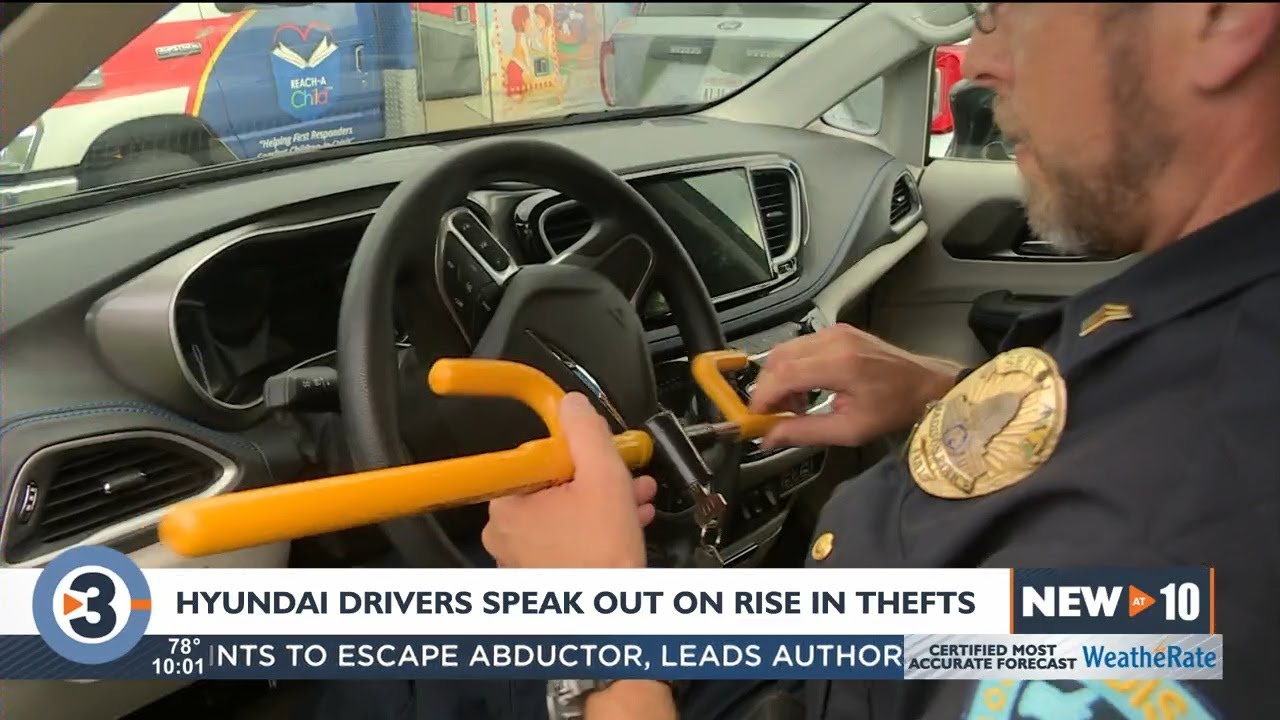Madison PD Gives Away Steering Wheel Locks To Hyundai Owners YouTube