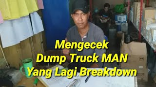 Mengecek Dump Truck MAN Yang Lagi Breakdown Di Worshop Tambang screenshot 1
