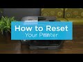 How to reset your printer