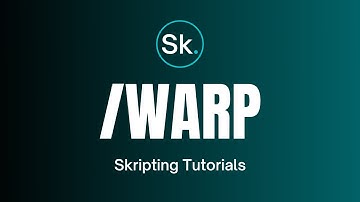 Custom /WARP Command - Skripting Tutorials