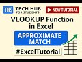 Lec-40: VLOOKUP Approximate Match (TRUE) in Excel | Real-Life Examples &amp; Tips | Excel Basics | 2025