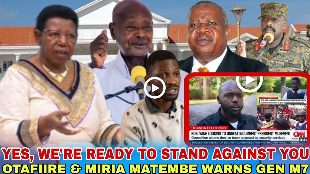 Breaking News!Obunkenke mu State house Gen Otafiire alabudde M7 ne Muhoozi!Miria Matembe ku Bobi Win