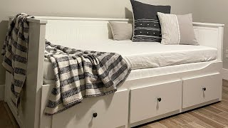 The IKEA Daybed is finally in our Guest / Office Room 😁 / Ranch Home Living