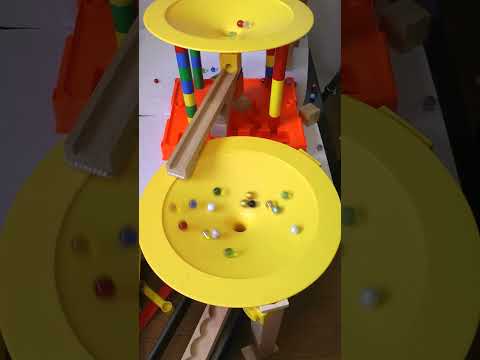 Marble Run ASMR Wooden Ramp HABA Large Circle 2026 2 14 Marblesrace Marblerace Marblerun Satisfying 