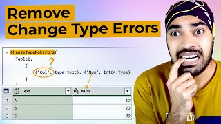 remove 'change type' errors in power query