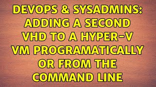 Celebrity DevOps & SysAdmins: Adding a second VHD to a Hyper-V VM programatically or from the command line Net Worth