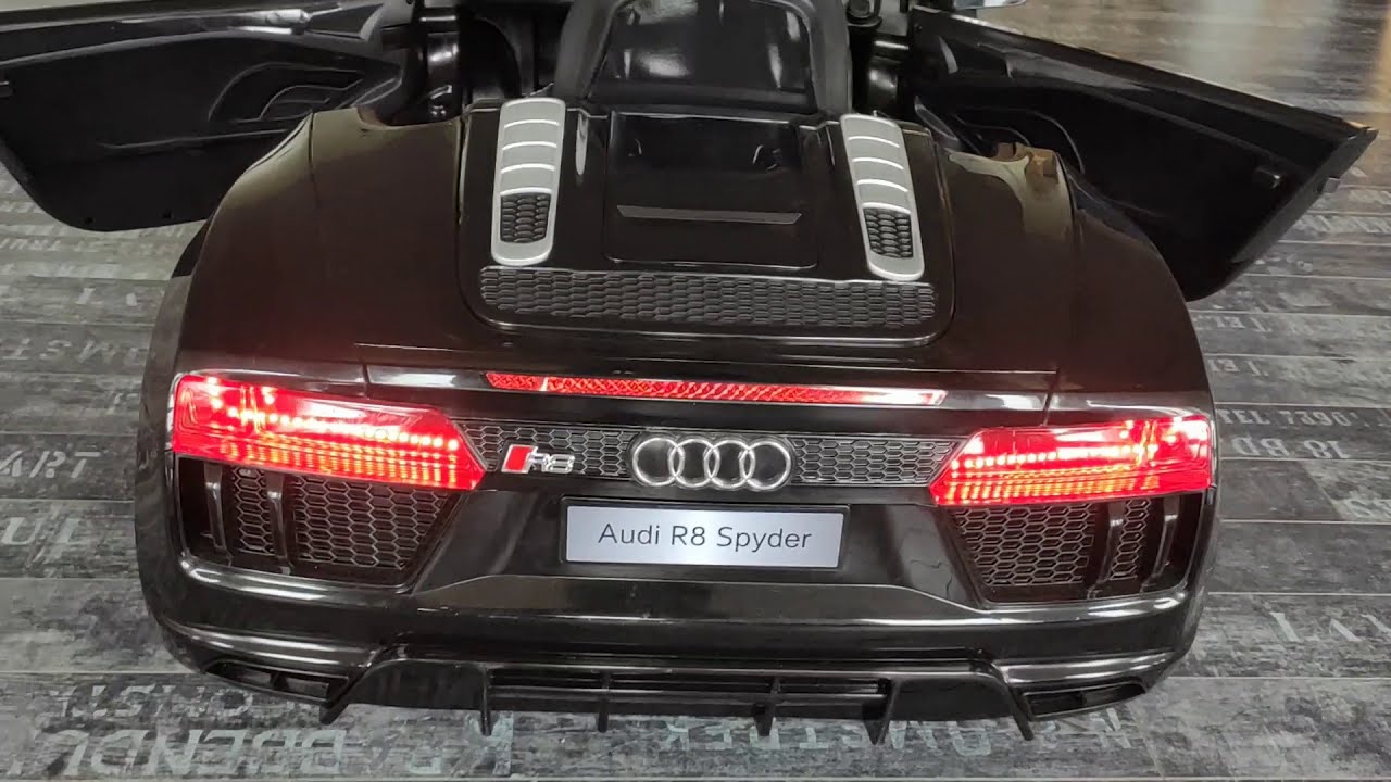 Voiture Electrique Enfant 12v Audi R8 Spyder Youtube
